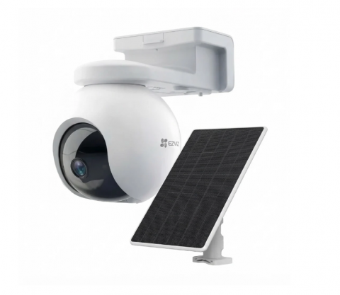 IP Wi-Fi 4G (sim kortelės lizdas) kamera IP65 (lauko) 360° su akumuliatoriumi 10400mAh 8MP Ezviz CS-EB8/SP su saulės energijos moduliu